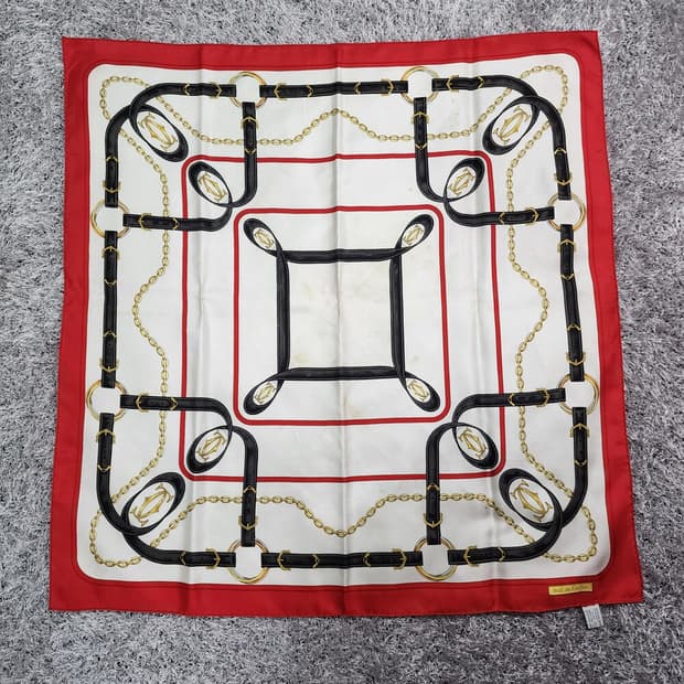 까르띠에 실크 스카프