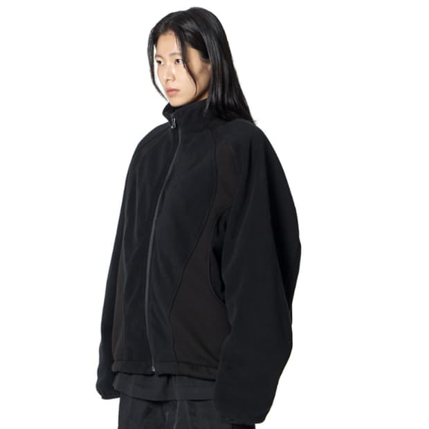 록히드마틴 Colors Scheme Fleece Jaket (BLACK)