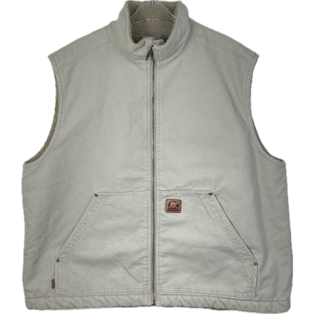 [XXL] 소렐 빈티지 쉐르파 워크 자켓 베스트 조끼