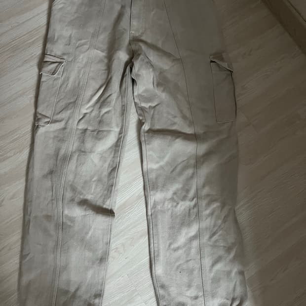 Siiiido 베이지 와이드팬츠