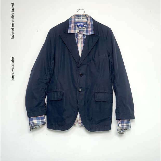 Junya Watanabe layered reversible jacket