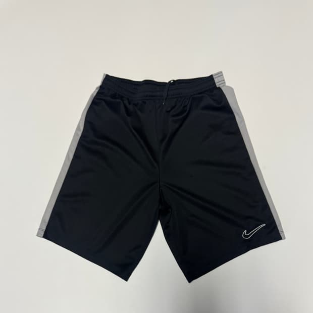 여성 나이키 스우시 트레이닝 밴딩 반바지 블랙 키즈