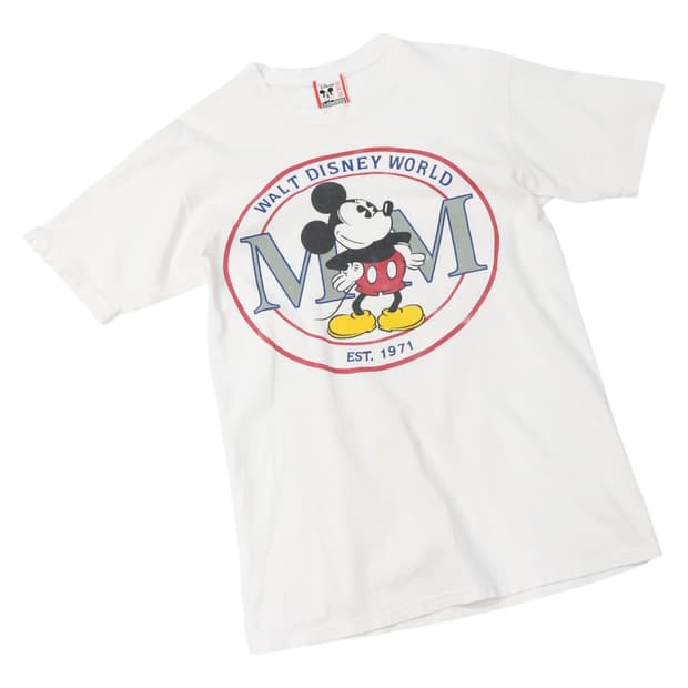 Disney 디즈니 빈티지 월트 디즈니 월드 미키 마우스 반팔티셔츠 (M