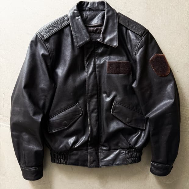 Vintage Leather A-2 Flight Bomber Jacket