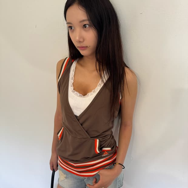 Adidas Wrap Hoodie Top 