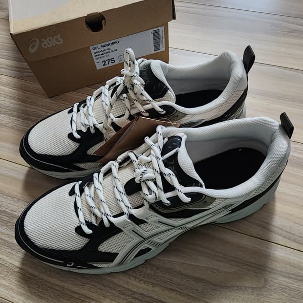 아식스젤누노비키크림운동화스니커즈275