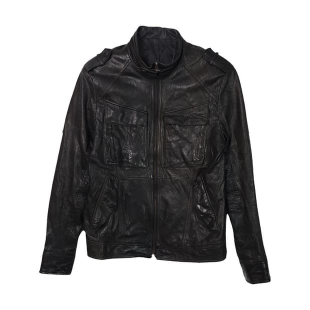 빈티지 램스킨 라이더 자켓 L