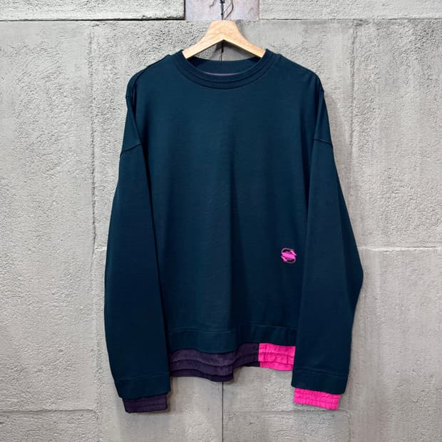 시스템 옴므 레이어드 롱슬리브 티셔츠 (L)  