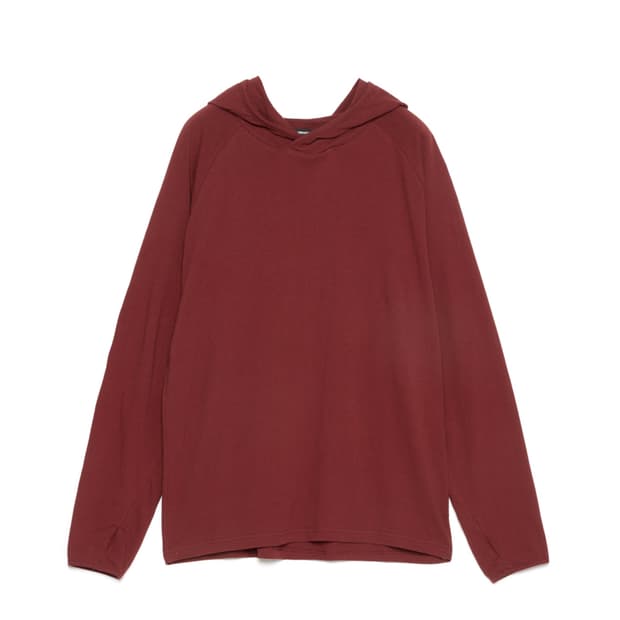 해칭룸 Base hoodie Dark Red