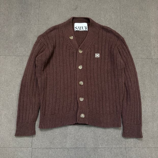 SATUR 세터 파로 부클 가디건 