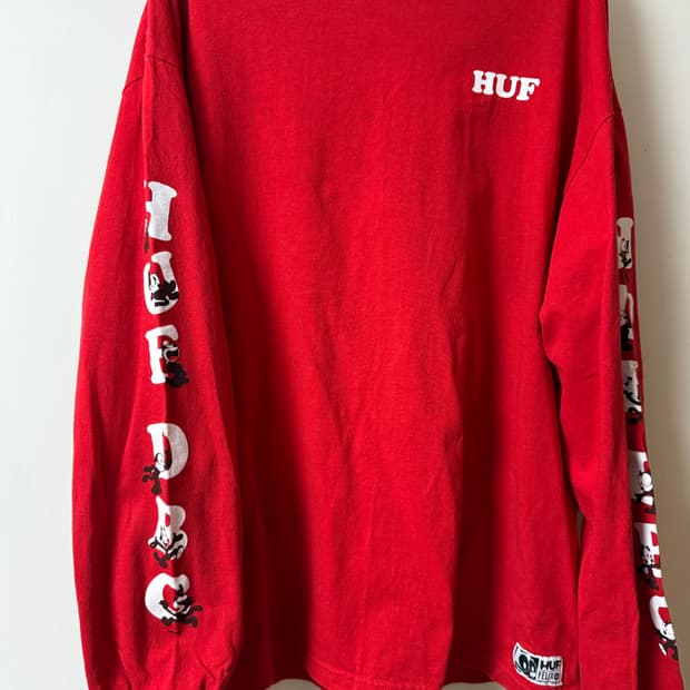 HUF × Felix the Cat 허프 롱슬리브 XL