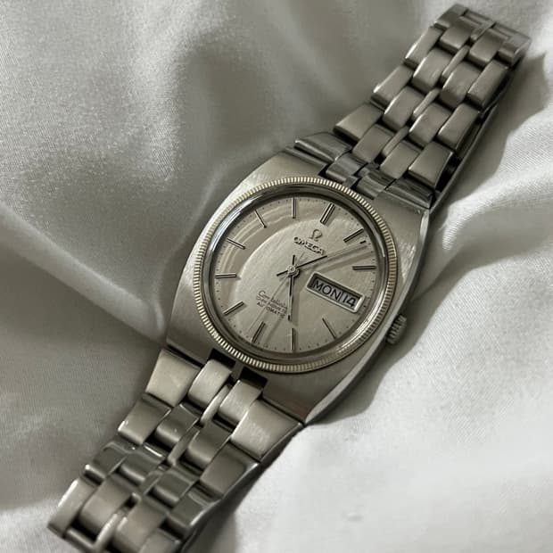 오메가 Constellation 백금베젤 오토매틱 시계