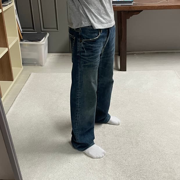 34) 미친워싱 유니클로 데님팬츠