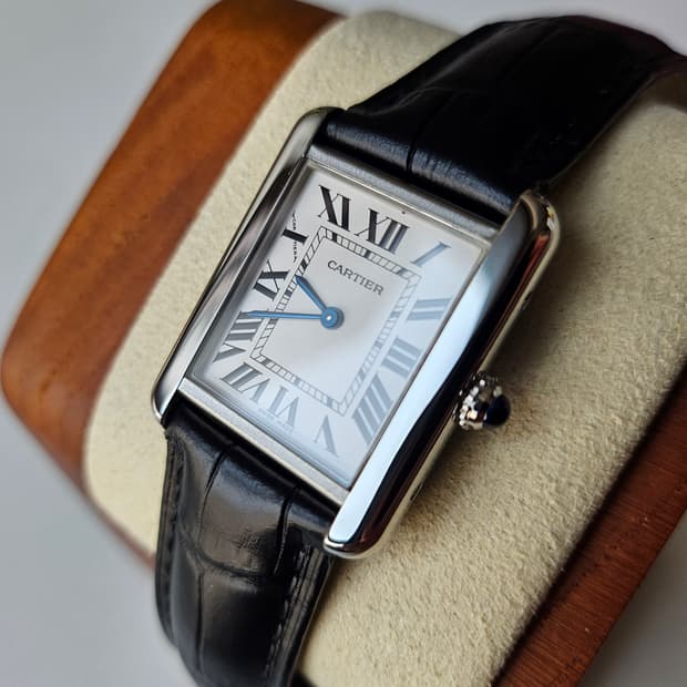 까르띠에 탱크 솔로 스틸 스몰