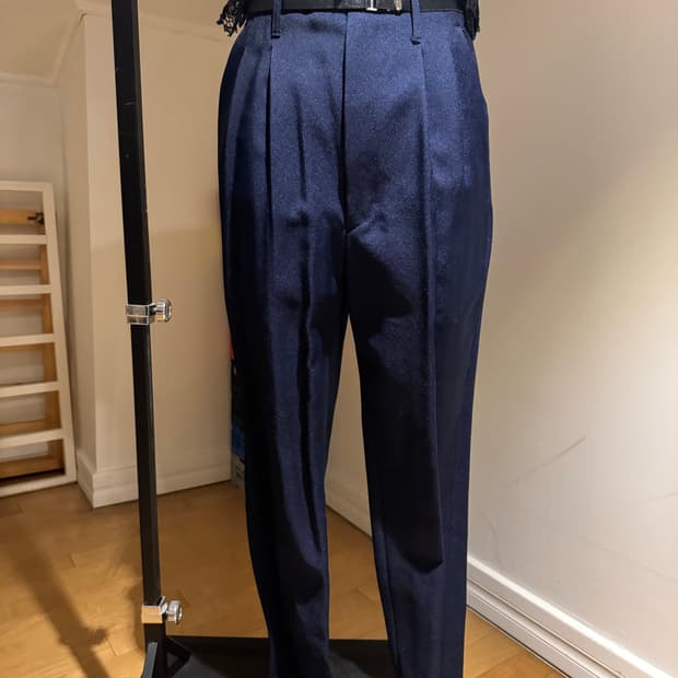 TOGA  아카이브 레이스 하이웨이스트 팬츠