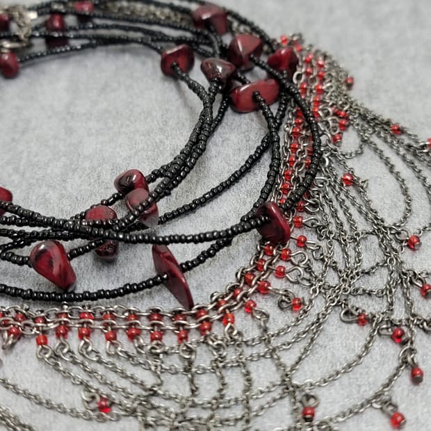 vintage necklace set