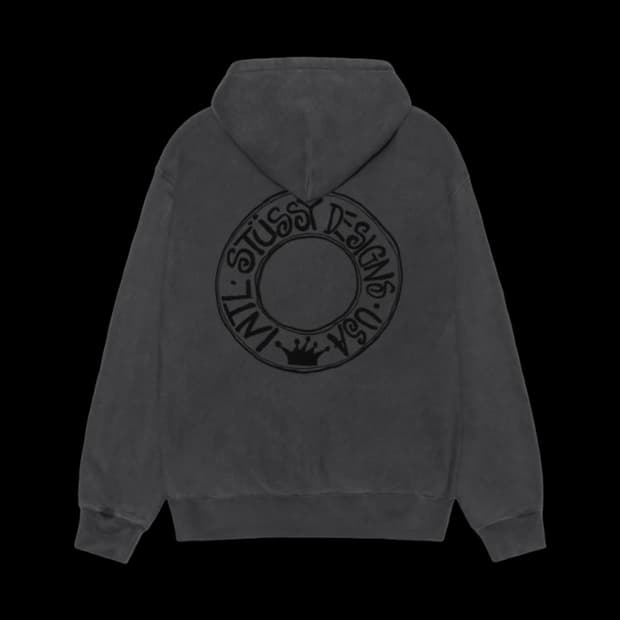 M) 스투시 부아나 피그먼트 후드집업