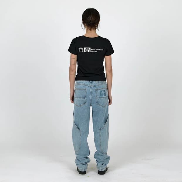 MPa CALF POCKET PANTS (STEEL BLUE)