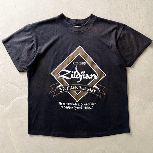 90s Faded Zildjian 370th Anniversary Tee