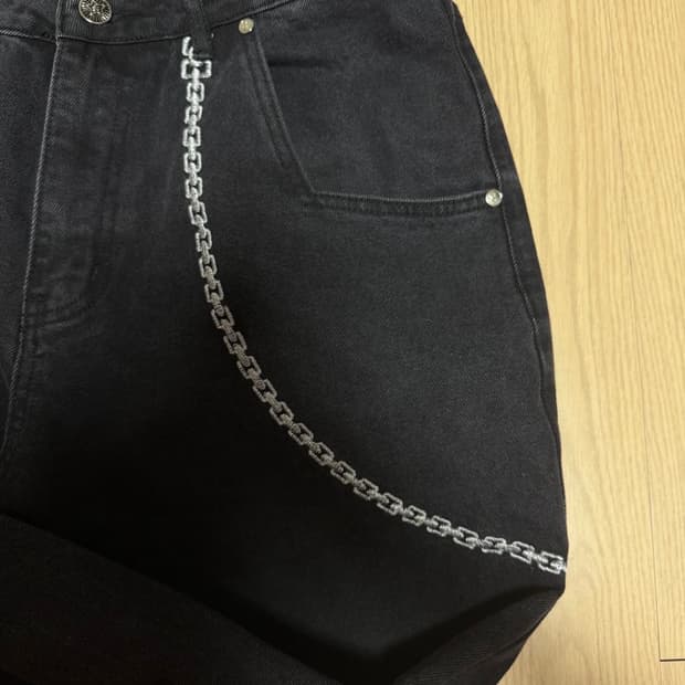 스타팀 체인 데님 32