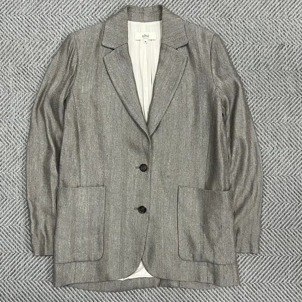 아떼 바네사브루노 체크 블레이저 v0955