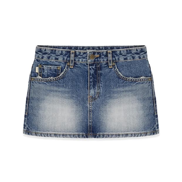 글로니 99 LOW-RISE MINI SKIRT (BLUE)
