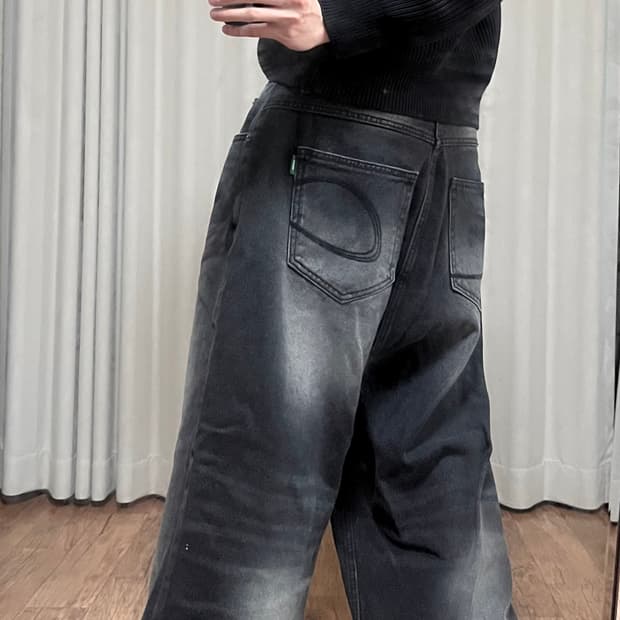 래리클락 빈티지 워시드 데님 L