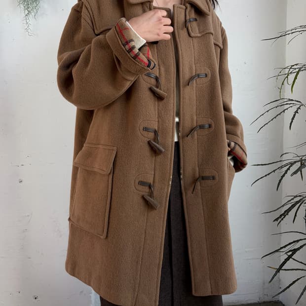 버버리 울 더플 코트