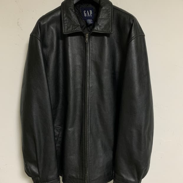 [L]90s 올드 갭 레더 자켓