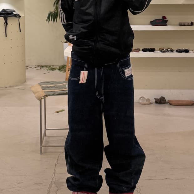 에코언리미티드 스트레이트 데님 팬츠 U514