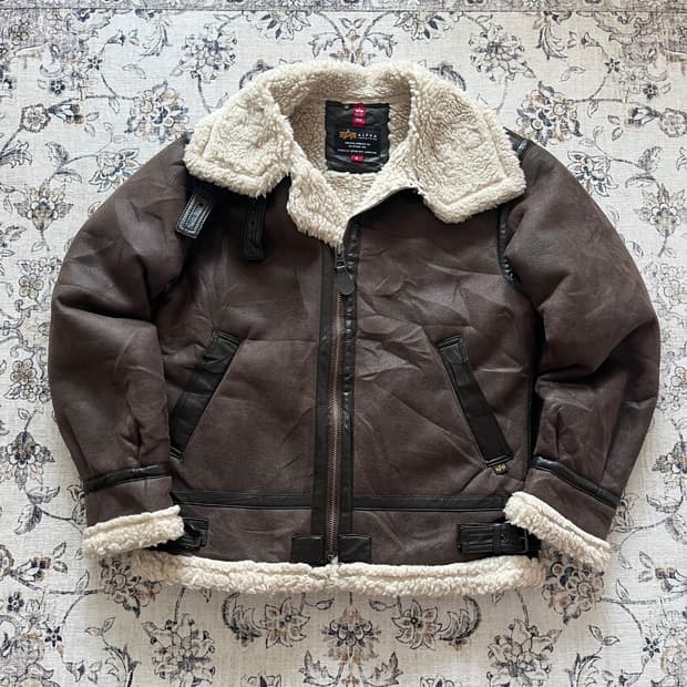 알파인더스트리 쉐르파 무스탕 자켓