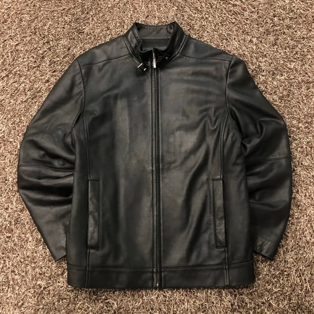 닉스 양가죽 집업 레더 가죽 자켓