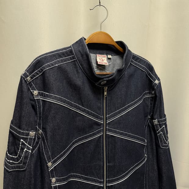 Truereligion 트루릴리젼 디펜더 생지 데님 자켓