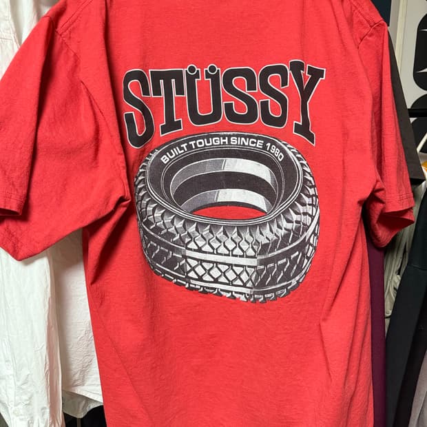 Stussy tough tread t-shirt cayenne