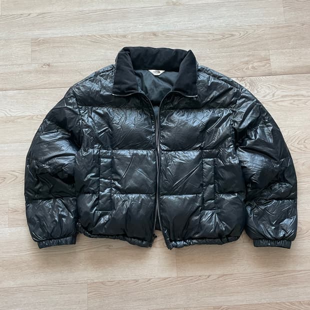 노스페이스 화이트라벨 크롭패딩