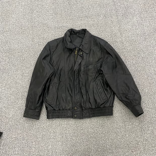 파크랜드 소가죽 봄버 레더 재킷 0120HS1