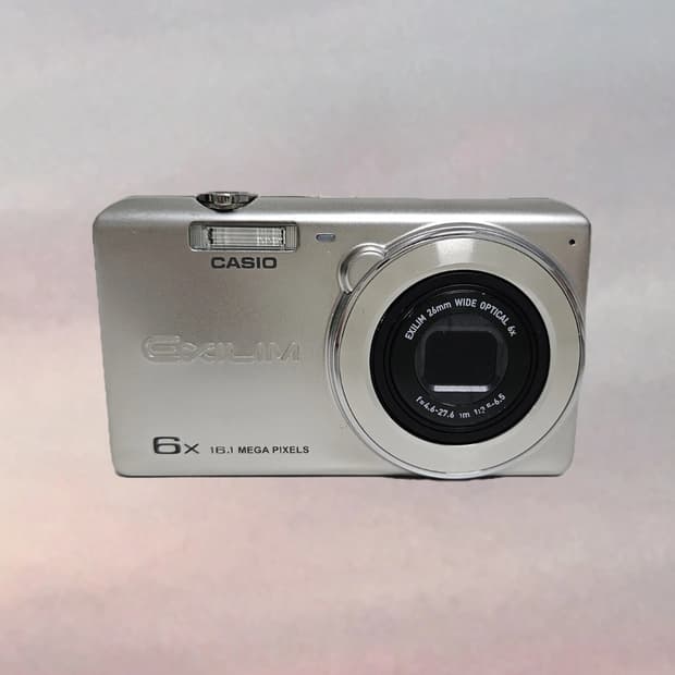 카시오 엑슬림 Z770 실버 디카