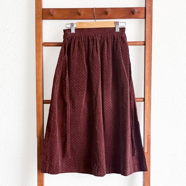 내추럴 플로럴 스커트