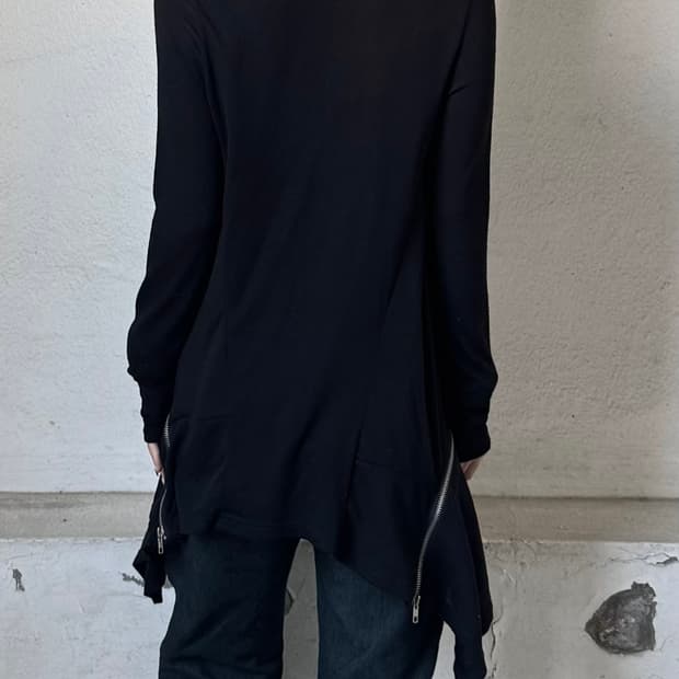 Zipper cardigan