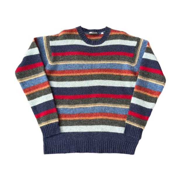 Gb Sportelli striped wool sweater