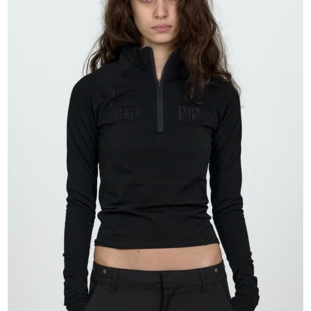 MPa SOFT-SHELL HALF ZIP WOMEN (BLACK)