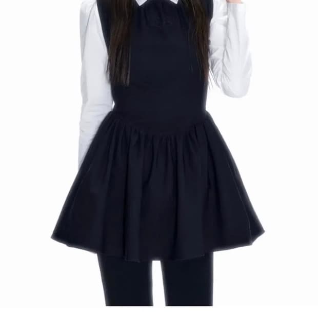 디얼마이키코 Wing Little Black Puffy Dress