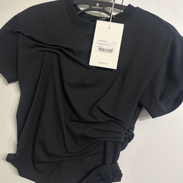 m)엘씨디씨 다트 슬립 블랙 티셔츠 lcdc