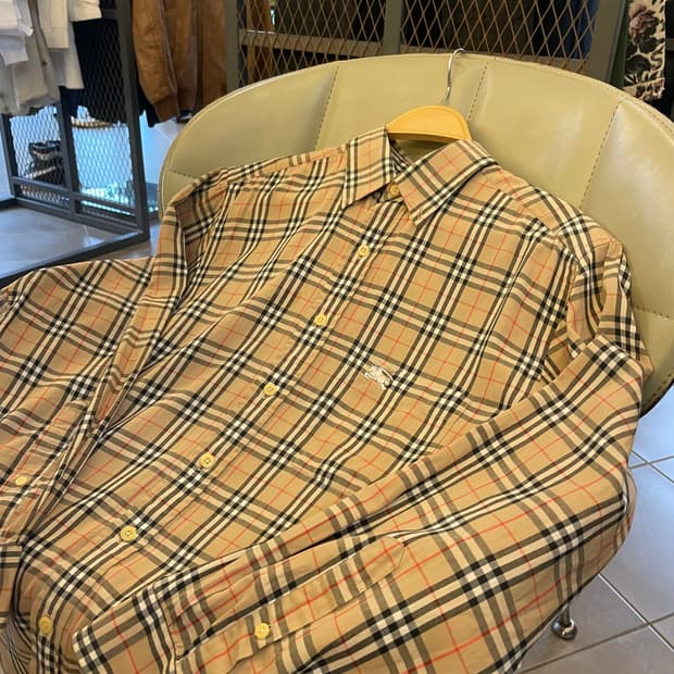 버버리 노바체크 셔츠