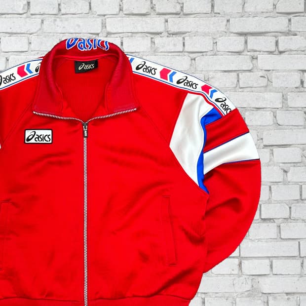 아식스 재팬 80s 올드스쿨 빈티지 져지 XS