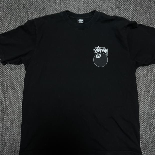 스투시 8볼 티셔츠 블랙 - 22SS