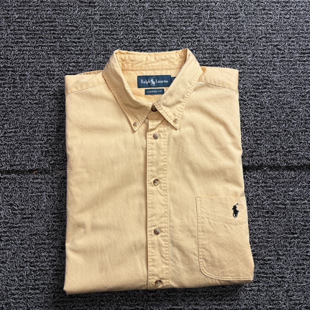 폴로 랄프로렌 포니로고 솔리드 코튼 셔츠 2601