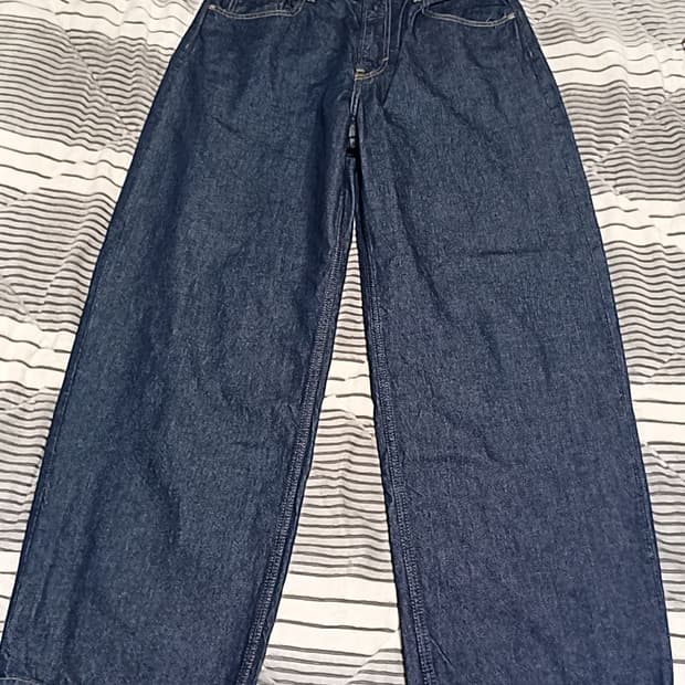 H&M 와이드청바지 33인치 기장107