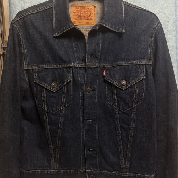 90s 일본판 리바이스 데님자켓 g쟌 71557 40