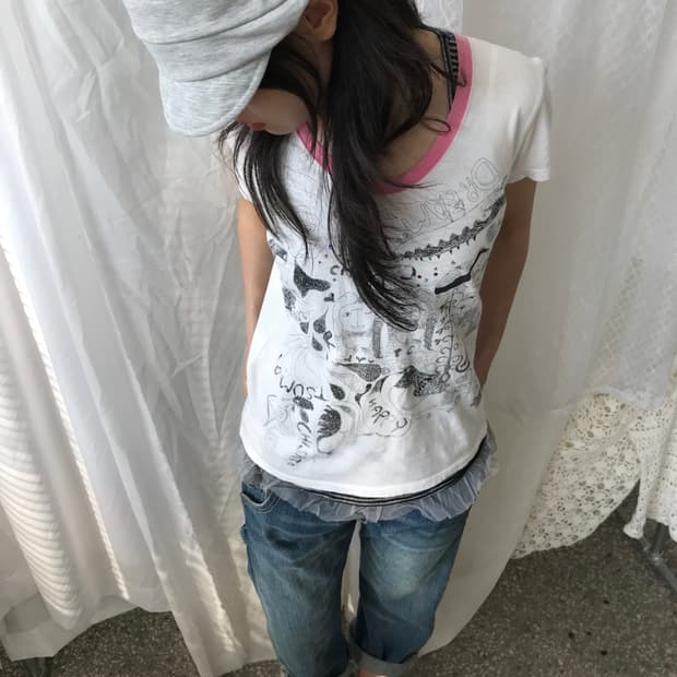 Tsumori Chisato 다니엘라 티셔츠